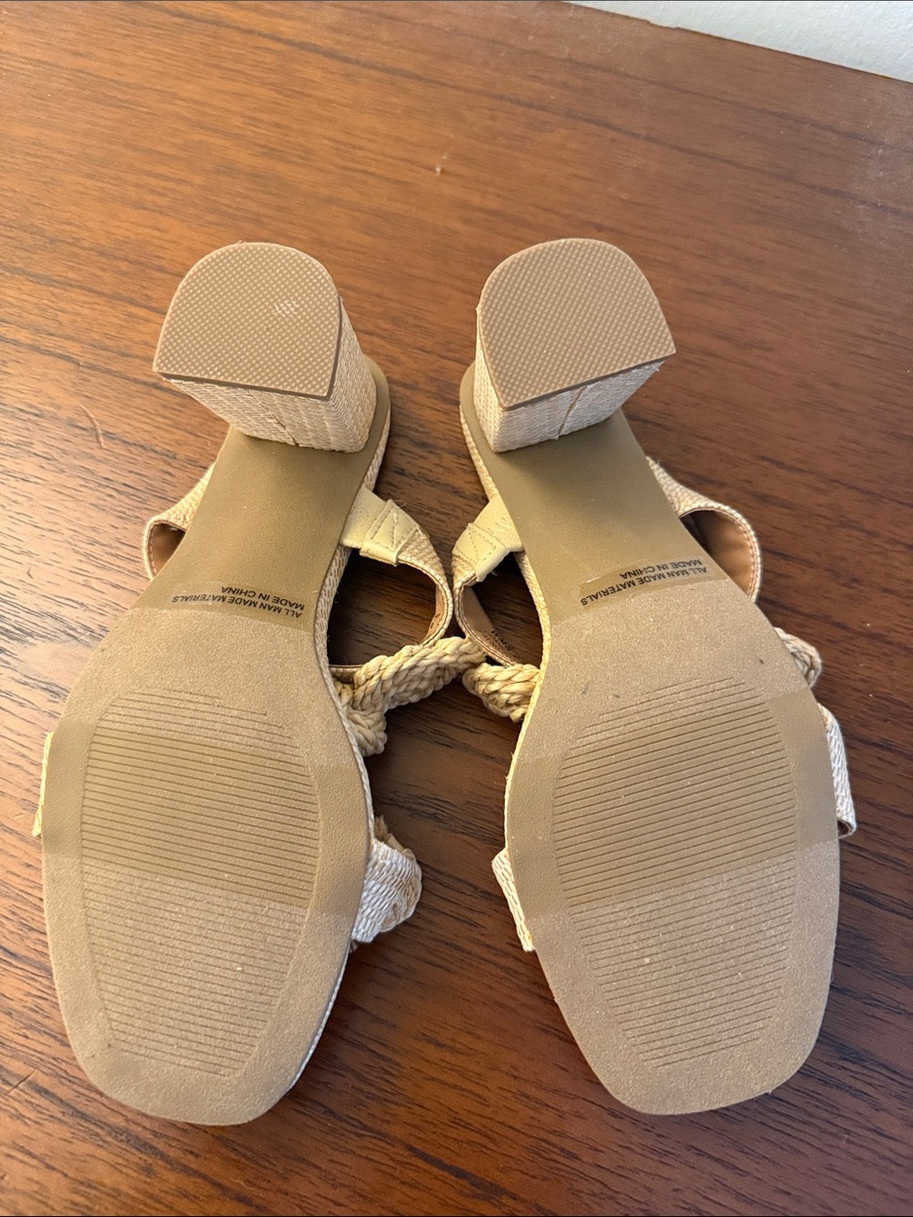 Dolce Vita Natural Braided Knot Sandals - Picture 3 of 3